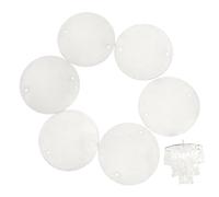 Gatuida 100pièces Lot De Coquillages Ronds Naturels Breloques à Suspendre Pour Attrape-rêves Fournitures Diy Bijoux