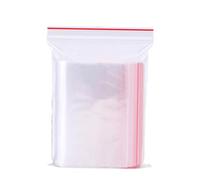 Gatuida 100pièces Sacs De Rangement Zipper Transparent Sachets Refermables Auto-adhésifs Sacs à Distributeur pour Bijoux Et Articles Divers