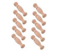 Gatuida 10pièces Balustres Sculptés Main Colonnes Romaines Non Peintes pour Meubles Escaliers Bricolage Et Décorations Intérieures