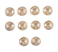 Gatuida 10pièces Boutons de Manchette Métal Rechange pour Décoration de Vêtements pour Chemises et Costumes