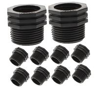 Gatuida 10Pièces Connecteur de Réservoir Eau Adaptateurs de Tuyau à Mèche Raccords pour Réservoirs Aquariums Facile Durable