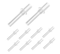 Gatuida 10Pièces Embouts de Paille Silicone Transparent Réutilisables pour Gobelet Garçon Fille Tuyaux Droits de Remplacement pour Bouteilles et Promouvoir de Bonnes Habitudes de Boisson