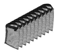 Gatuida 10pièces Filtre pour Aquarium Sacs Filtrants Réutilisables avec Fermeture Éclair pour Nettoyage Et Entretien Eau Pure