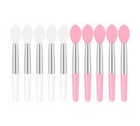 Gatuida 10pièces Lot De Mini Pinceaux Applicateurs Lèvres Jetables Accessoires De Maquillage
