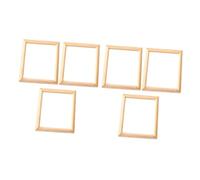 Gatuida 12, Cadres Rectangulaires Miniatures pour Maison de Poupée, Décoration DIY pour Maisonnette à Ossature Bois, Accessoires Micro Cadres Photo