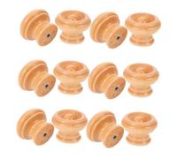 Gatuida 12 Ensembles Boutons de Tiroir Poignées Rondes pour Armoire Commode et Placard Finition Lisse sans Écharde Design Élégant pour Décoration Intérieure