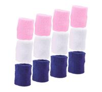 Gatuida 12 pièces Bande de Poignet Respirante pour Sport Protection Poignet Élastique Coton pour Fitness Bandes Transpiration Absorbantes pour Adolescents Adaptées Au Basket Running et