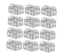 Gatuida 12 Pièces Boîtes à Bonbons Mariage Réutilisables Plastique Coffret Trésor Petit Contenant Cadeau pour et Bijoux