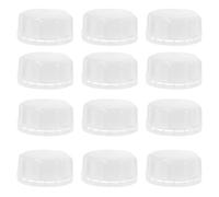 Gatuida 12 pièces Bouchons de Bidon à Filetage Grossier pour Jerrican Couvercles Plastique Étanches et Antivol pour Réservoir Essence et Fûts Remplacement Fiable et Facile à Installer