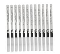 Gatuida 12 pièces Crayons Eyeliner Blanc Étanche Stylo Maquillage Portable Haute Précision Effet Naturel pour Yeux à Eau pour Maquillage