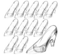 Gatuida 12 Pièces Décoration De Chaussures En Cristal Ornement De Chaussures Faveur De Pantoufle Claire Haut Accessoire De Chaussure Décoratif En Forme De Cuisinier Matériau Transparent