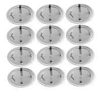 Gatuida 12 pièces Filtre à Thé Maille Métallique Acier Inoxydable Accessoires pour Théière Filtre Fin et pour Infusion de Thé