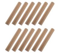 Gatuida 12 Pièces Lot de 12 Tubes d'Expédition en Papier Kraft avec Bouchons, Tube Rond 30 CM X 4 CM X 3 MM, Contenant Écologique pour Affiches, Œuvres d'Art et Documents Roulés -