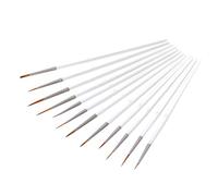 Gatuida 12 pièces Lot de Pinceaux à Poils Nylon pour Aquarelle et Nail Art Multifonctionnels pour Débutants Étudiants et Professionnels Kit Peinture Eau avec Pinceaux Détails Fins pour