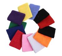 Gatuida 12 Pièces Lot de Protège Poignets Respirants et Absorbants Éponge Bandes de Poignet Légères pour Sport Unisexe Protection et Compression pour Basketball Tennis Yoga et Activités