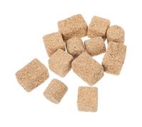 Gatuida 12 pièces Miniature Small Hay Bales Set for Dollhouse Garden Decor Assorted Faux Hayrick Blocks for Autumn Craft Display and Miniature Scene