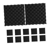 Gatuida 12 pièces Panneaux Acoustiques Haute Densité Polystyrène Ignifuge pour Studio Insonorisé et Protection Choc