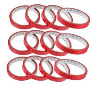 Gatuida 12 pièces Ruban de Scellage Rouge pour Machine Spéciale Supermarché Ruban de Liaison Bopp Résistant pour Sacs Végétaux et Emballage Polyvalent