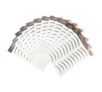 Gatuida 12 pièces Sourcils Autocollants Naturels Sourcils Poil Faux Stickers Maquillage Pour Peau Sensible