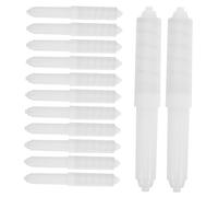 Gatuida 12 Pièces Support Papier Toilette Blanc à Ressort Insert Mural Encastré pour Porte Papier Hygiénique Mécanisme et Gain de Place pour Salles de Bain Hôtels