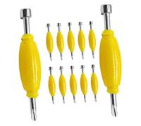 Gatuida 12 pièces Tournevis Double Tête pour Fingerboard Outil Compact Multifonction pour Petites Vis Accessoires Réparation Skate Mini Portable