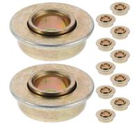 Gatuida 12 Roulements de Fourche pour Fauteuil Roulant Plateau Pivotant en Métal Renforcé Accessoires de Rechange Applicables pour Roue Frontale Roulements de Plateau Tournant