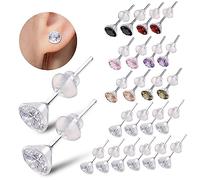 Gatuida 12paires Oreilles Décoratives Clous Oreilles Triangulaires Accessoires Portables