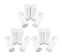 Gatuida 12pcs Cylindres de Mousse à Modeler Blancs Solides et Légers pour Activités Artisanales et Éducatives Précoces, Matériel de Bricolage pour Garçon et Filles