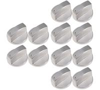 Gatuida 12pièces Bouton De Contrôle Pour Cuisinière à De Lot De Remplacement Ergonomique Pour Brûleur Installation Facile Résistant Chaleur Et