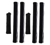 Gatuida 12pièces Housses De Poignée De Réfrigérateur Lavable Pour Appareils De Cuisine Anti-huile Et Anti-eau Adapte à Réfrigérateur Four Et Lave-vaisselle Couleur Noire