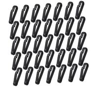 Gatuida 130 Pièces Boucle en plastique feutres trusquin Accessoire DIY Marquage anti rouille marker crochet rideau porte-clés crochets de suspension de masque crochet de gourde Black