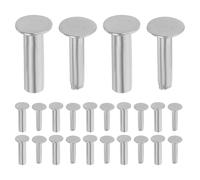 Gatuida 14 paires d'épingles pour la fabrication de couteaux : épingles pour manche de couteau, rivets métalliques pour couverts, fixations de remplacement pour ustensiles de cuisine.