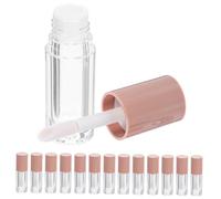 Gatuida 14 Pièces Tubes De Gloss Transparents Plastique Vides Avec Applicateurs Rechargeables Et Pratiques Pour Ranger Du Gloss Ou Du Soin Lèvres