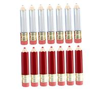 Gatuida 14 pièces Tubes Rechargeables pour Gloss à Lèvres Mini Crayons Transparents et Rouges Conteneurs Vides Portables pour Huile et Maquillage Durables Odeur Adaptés pour Voyage et