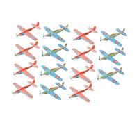 Gatuida 15 pièces Avions Planeurs Mousse Légers Résistants Aux Chutes Extérieur Éducatif pour Garçon Fille Amélioration Coordination Main-œil Cadeau Anniversaire Garçon Couleur Aléatoire