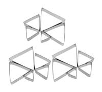 Gatuida 15 pièces Lot de Triangle Acier Inoxydable Moules Géométriques pour Biscuits Fondant Ustensiles Pâtisserie Résistants et Faciles à Nettoyer Ensemble Créatif pour Découpe de Pâte