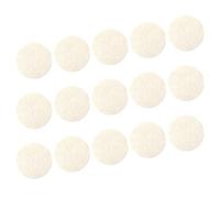 Gatuida 15 pièces Tampons Exfoliants Visage Loofah Naturels Rond Nettoyage Profond Peau Visage Épurateur Peau Gommage Doux