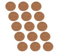 Gatuida 15 Tapis de Nidification Ronds en Fibre de Noix de 20 Cm, Coussins D’élevage pour Pigeons et Perroquets, Litière Respirante Anti-humidité pour Nichoirs, Lot de 15 Pièces
