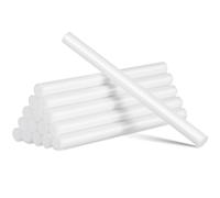 Gatuida 16 Bâtons de Colle Thermofusible Blancs en Eva Haute Viscosité pour Travaux Manuels Diy, pour Fleuristes et Ornements, Pack de 16 Pièces