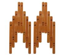 Gatuida 16 Bâtons de Divination en Bambou Traditionnels, Accessoires Portables pour Temples et Sanctuaires, Lot de 16 Pièces pour Voyance Rapide et Facile