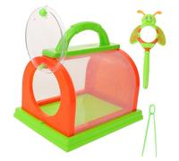 Gatuida 1Ensemble Cage à Insectes Portable Loupe pour Observation pour Extérieur