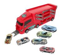 Gatuida 1Ensemble Camion Pliable avec Petites Voitures de Transport pour Tout Petits Mobile de Jeu Imaginatif pour Garçons et Filles
