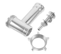 Gatuida 1ensemble Kit Accessoires Hachoir Électrique Aluminium Tube de Remplacement pour Hachoir à Viande Accessoire Poussoir à Saucisse pour Préparation Maison Montage Facile et