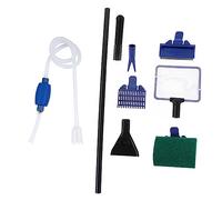 Gatuida 1Ensemble Kit de Nettoyage pour Aquarium Siphon à Tuyau Flexible Outil Professionnel pour Changer Éliminer Débris Installation Facile