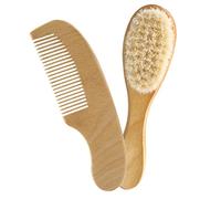 Gatuida 1Ensemble Set de Brosses à Cheveux Laine pour Petite Brosse Peigne Accessoire Doux et Ergonomique pour Toilettage