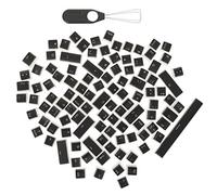 Gatuida 1ensemble Set De Keycaps Semi-Transparents Pudding Pbt pour Clavier Mécanique Améliorez Effet RGB Confort De