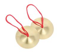 Gatuida 1Paire Cymbales à Doigts Alliage pour Garçon Fille de Petites Cymbales de Percussion pour Danse et Divertissement Instruments Musique Garçon Fille Durable