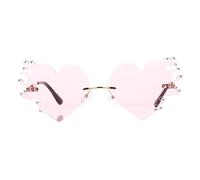 Gatuida 1Paire Décoratives de Cœur Flamme Style Unique pour Fêtes et Festivals Parfaites pour Photos Amusantes Entre