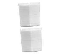 Gatuida 2 boîtes Boîtes de Lingettes Nettoyantes Sans Peluches pour Ongles et Colle Faux Cils Tampons Coton Cellulose Dégraissant Vernis Accessoires Manucure Salon Boîte