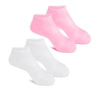 Gatuida 2 Chaussettes Hydratantes Crevasses Gel avec Protection Antidérapante pour Secs et Rugueux Soin Réutilisable pour Callosités et Talons Fissurés Unisexe Unique